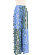 Issey Miyake Pleats Please Printed Wide Leg Pants Bottom arcadeshops.com