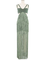 Herve Leger Knit Fringe Dress Dress arcadeshops.com