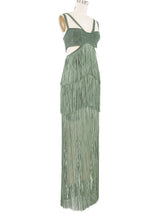 Herve Leger Knit Fringe Dress Dress arcadeshops.com