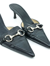 Gucci Horsebit Kitten Heel Mules, 38 Accessory arcadeshops.com
