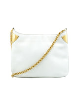 Gucci White Leather Shoulder Bag Accessory arcadeshops.com