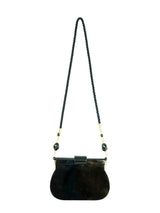 Charles Jourdan Black Enameled Wooden Bag Accessory arcadeshops.com