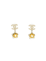 2024 Chanel Interlocking CC Camelia Earrings Accessory arcadeshops.com
