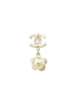 2024 Chanel Interlocking CC Camelia Earrings Accessory arcadeshops.com