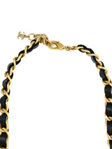 2020 Chanel Woven Chain And Pearl Necklace Accessory arcadeshops.com