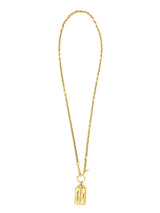 Chanel Dog Tag Pendant Necklace Accessory arcadeshops.com