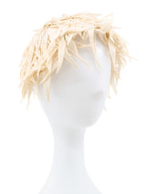 1950s Silk Flower Headpiece Accessory arcadeshops.com