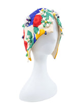 1960s Galanos Beaded Floral Hood Accessory arcadeshops.com