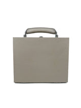 2012 Lanvin Gray Leather Briefcase Accessory arcadeshops.com