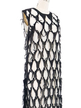 2022 Maison Margiela Deconstructed Chiffon Net Dress Dress arcadeshops.com