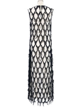 2022 Maison Margiela Deconstructed Chiffon Net Dress Dress arcadeshops.com
