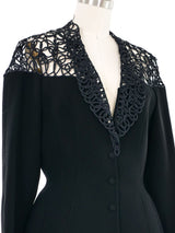 2000 Thierry Mugler Rope Trimmed Jacket Jacket arcadeshops.com