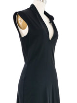 Jean Paul Gaultier Asymmetrical Tie Front Dress Dress arcadeshops.com