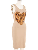 1980s Patrick Kelly Button Mini Dress Dress arcadeshops.com