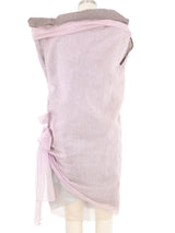 Issey Miyake Lavender Layered Organza Dress Dress arcadeshops.com