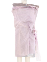 Issey Miyake Lavender Layered Organza Dress Dress arcadeshops.com