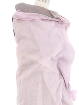Issey Miyake Lavender Layered Organza Dress Dress arcadeshops.com