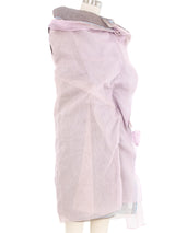 Issey Miyake Lavender Layered Organza Dress Dress arcadeshops.com