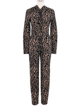 Alaia Animal Knit Jumpsuit Jumpsuit arcadeshops.com