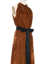 1970s Donald Brooks Velvet Jumpsuit Jumpsuit arcadeshops.com