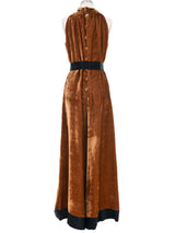 1970s Donald Brooks Velvet Jumpsuit Jumpsuit arcadeshops.com