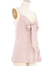 1991 Chanel Tie Front Tank Top arcadeshops.com