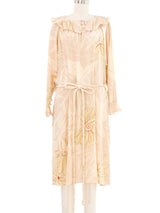 Mary McFadden Ruffle Trimmed Shirt Dress Dress arcadeshops.com