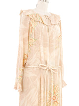 Mary McFadden Ruffle Trimmed Shirt Dress Dress arcadeshops.com