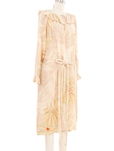 Mary McFadden Ruffle Trimmed Shirt Dress Dress arcadeshops.com