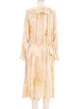 Mary McFadden Ruffle Trimmed Shirt Dress Dress arcadeshops.com