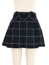 2006 Balenciaga Black Check Skirt Ensemble Suit arcadeshops.com