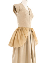 Geoffrey Beene Convertible Peplum Bustier Gown Ensemble Suit arcadeshops.com