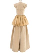 Geoffrey Beene Convertible Peplum Bustier Gown Ensemble Suit arcadeshops.com