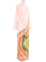 Hand Painted Glitter Accented Cheongsam Dress Dress arcadeshops.com