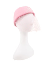 Adolfo Pink Rhinestone Fascinator Hat Accessory arcadeshops.com