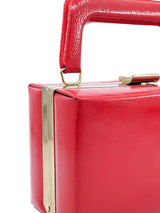 1950s Red Vinyl Box Bag Accessory arcadeshops.com