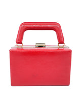 1950s Red Vinyl Box Bag Accessory arcadeshops.com
