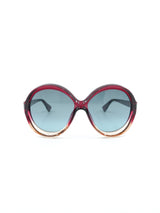 Dior Bianca Wine Red Butterfly Sunglasses Accessory arcadeshops.com
