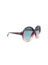 Dior Bianca Wine Red Butterfly Sunglasses Accessory arcadeshops.com