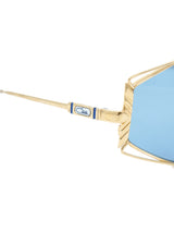 Cazal Model 956 Goldtone Cutout Sunglasses Accessory arcadeshops.com