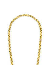 1995 Chanel Gold Plated Oversized Clover Necklace Accessory arcadeshops.com