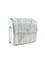 Whiting and Davis Silver Metal Mesh Box Bag Accessory arcadeshops.com
