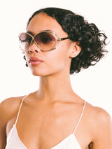 Christian Dior Goldtone Butterfly Sunglasses Accessory arcadeshops.com
