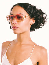 Cazal Asymmetrical Shield Sunglasses Accessory arcadeshops.com