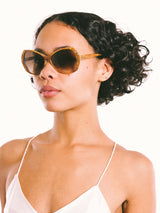 Francis Klein Rhinestone Accented Sunglasses Accessory arcadeshops.com