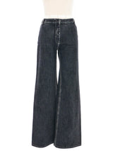 Balenciaga Wide Leg Jeans Bottom arcadeshops.com