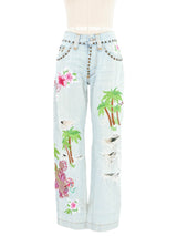 2005 Dolce & Gabbana Honolulu Jeans Bottom arcadeshops.com
