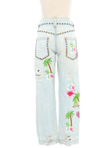 2005 Dolce & Gabbana Honolulu Jeans Bottom arcadeshops.com