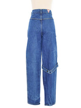 Guess Wide Leg Utility Jeans Bottom arcadeshops.com