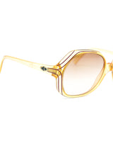 Christian Dior Orange and Red Stripe Optyl Sunglasses Accessory arcadeshops.com